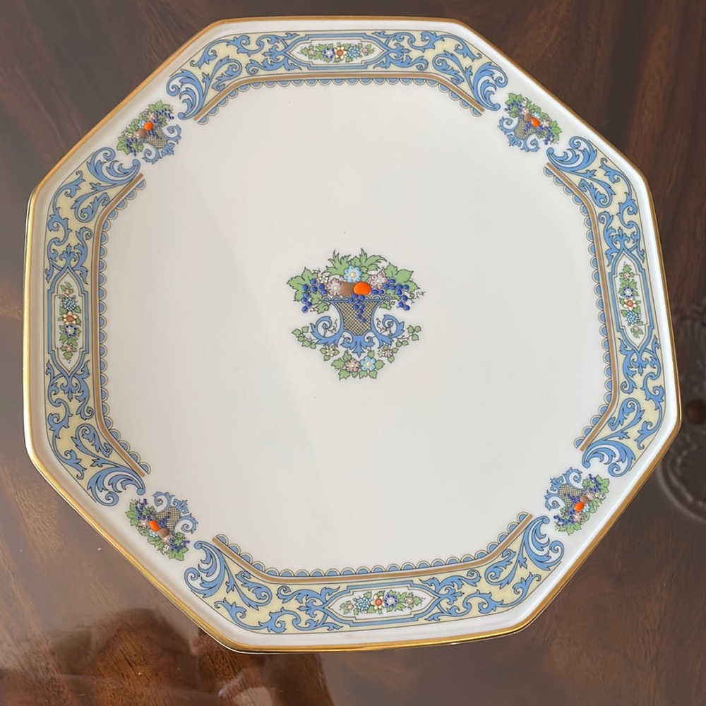 Lenox Autumn Footed Cake Plate